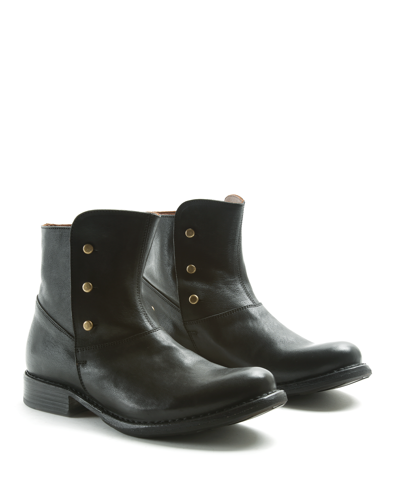 ETA Black Leather Boots
