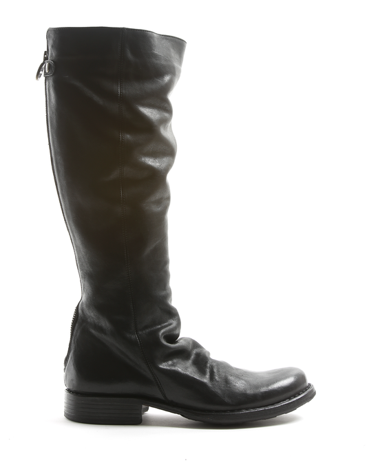 EVA Black Leather Boots