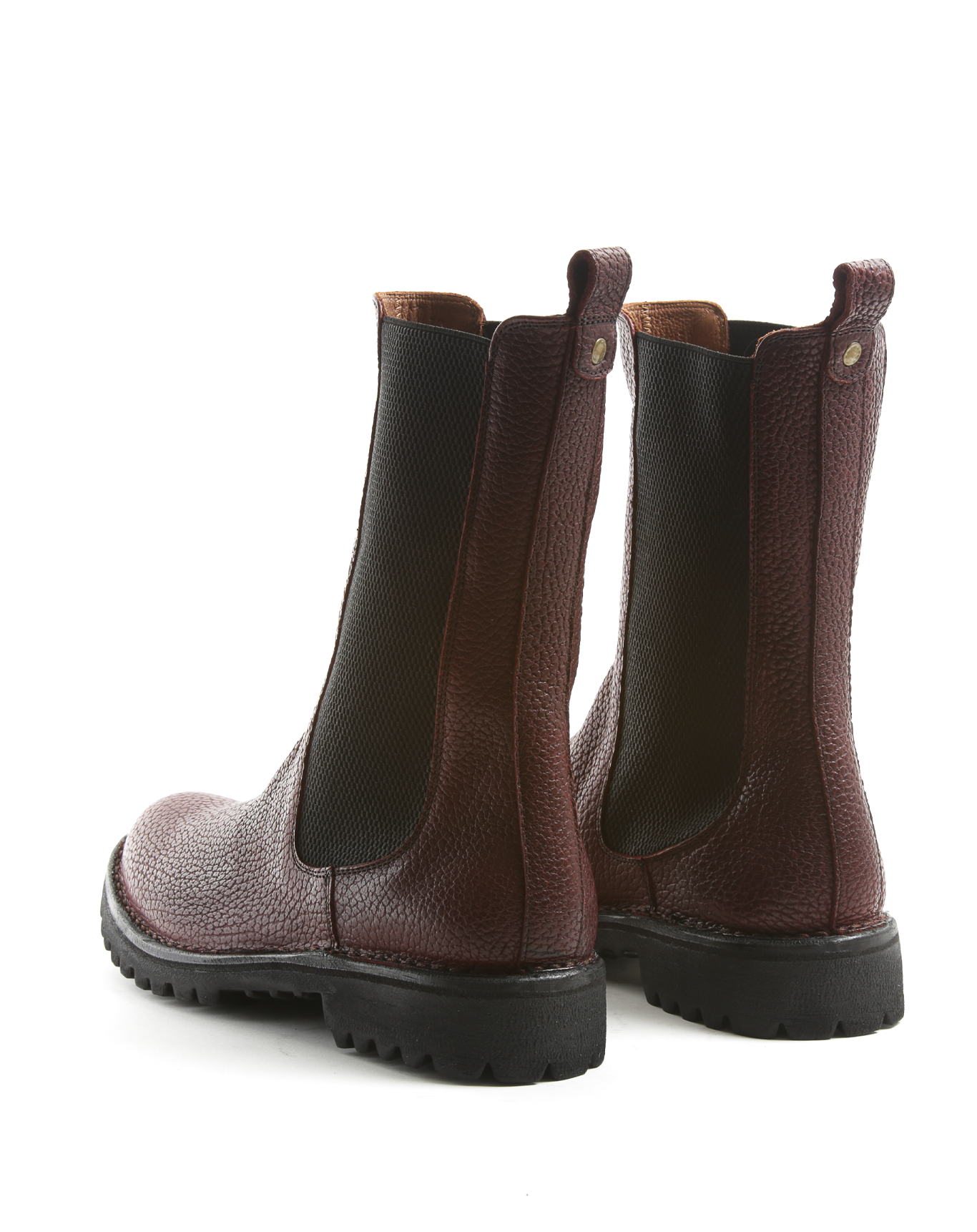 M-EDRA Burgundy Leather Boots