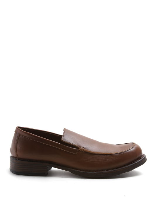 EFELLA Brown Leather Loafers