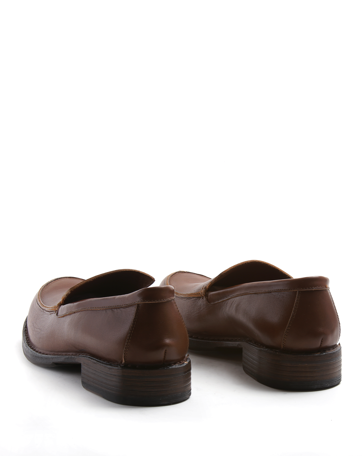 EFELLA Brown Leather Loafers