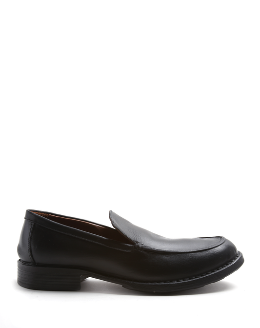 EFELLA Black Leather Loafers