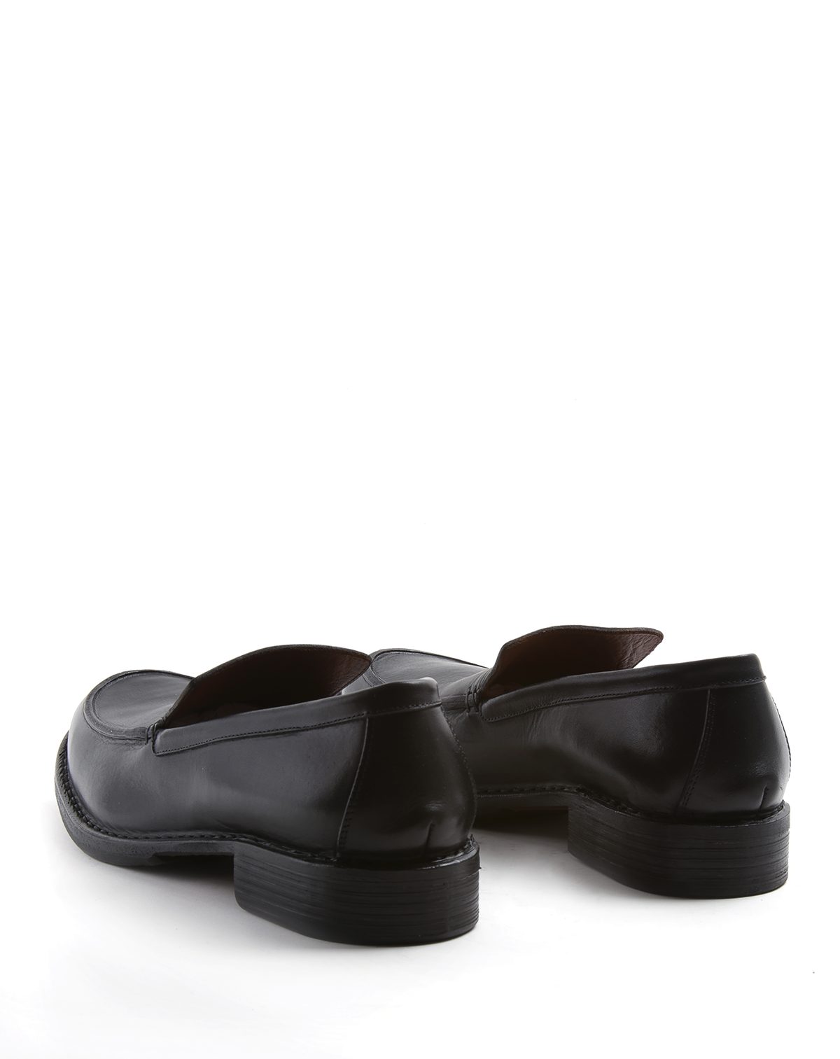 EFELLA Black Leather Loafers
