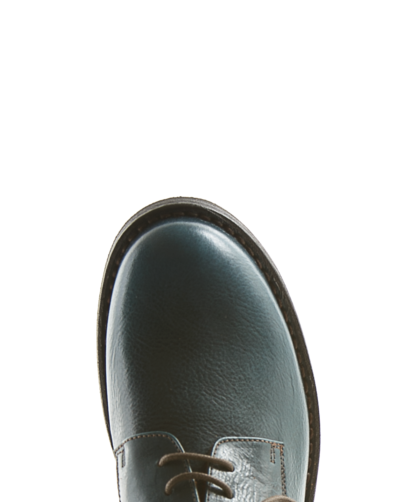 706 Petrol Leather Derby Shoes