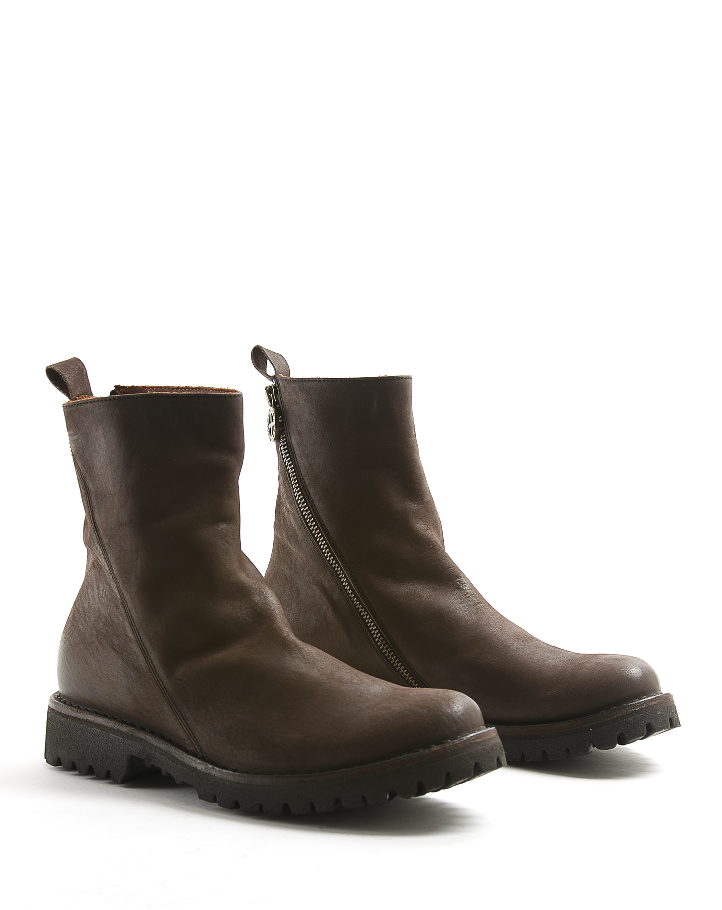 M-EVI Brown Leather Boots