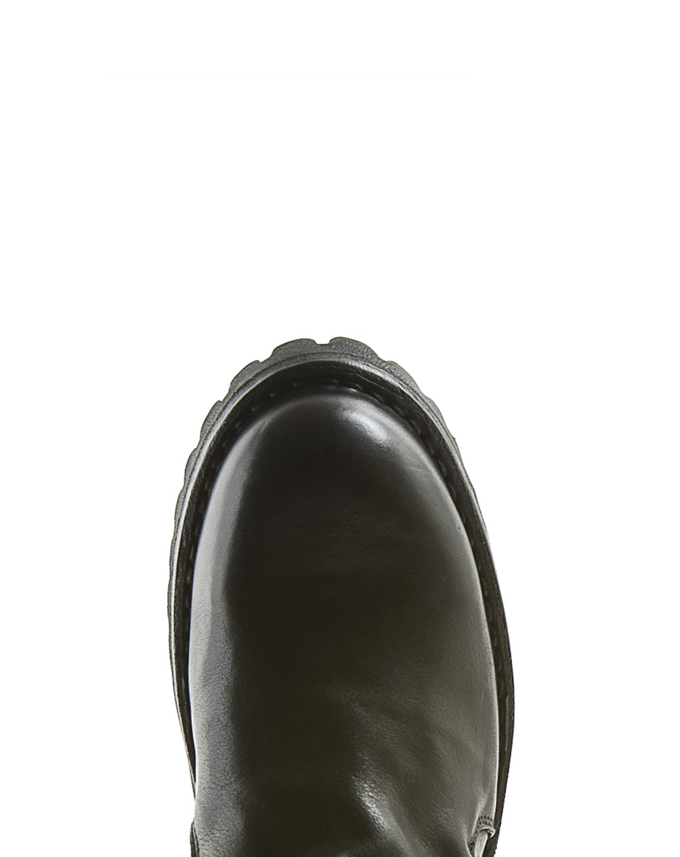 ERNA Black Leather Boots