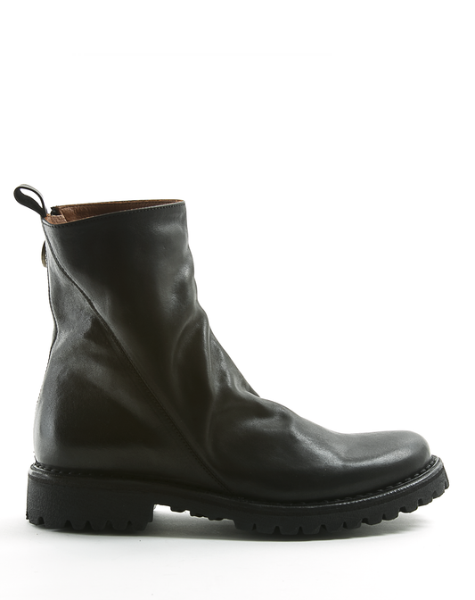 M-EVI Black Leather Boots