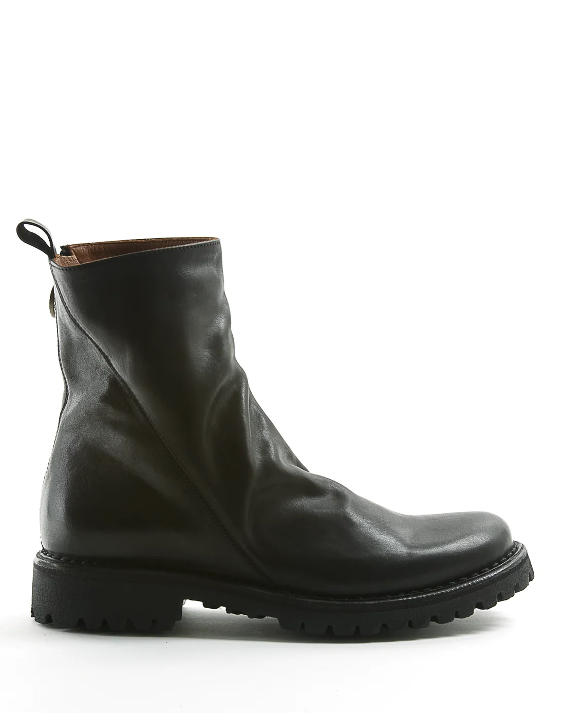 M-EVI Black Leather Boots