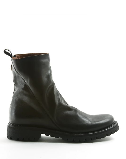 M-EVI Black Leather Boots