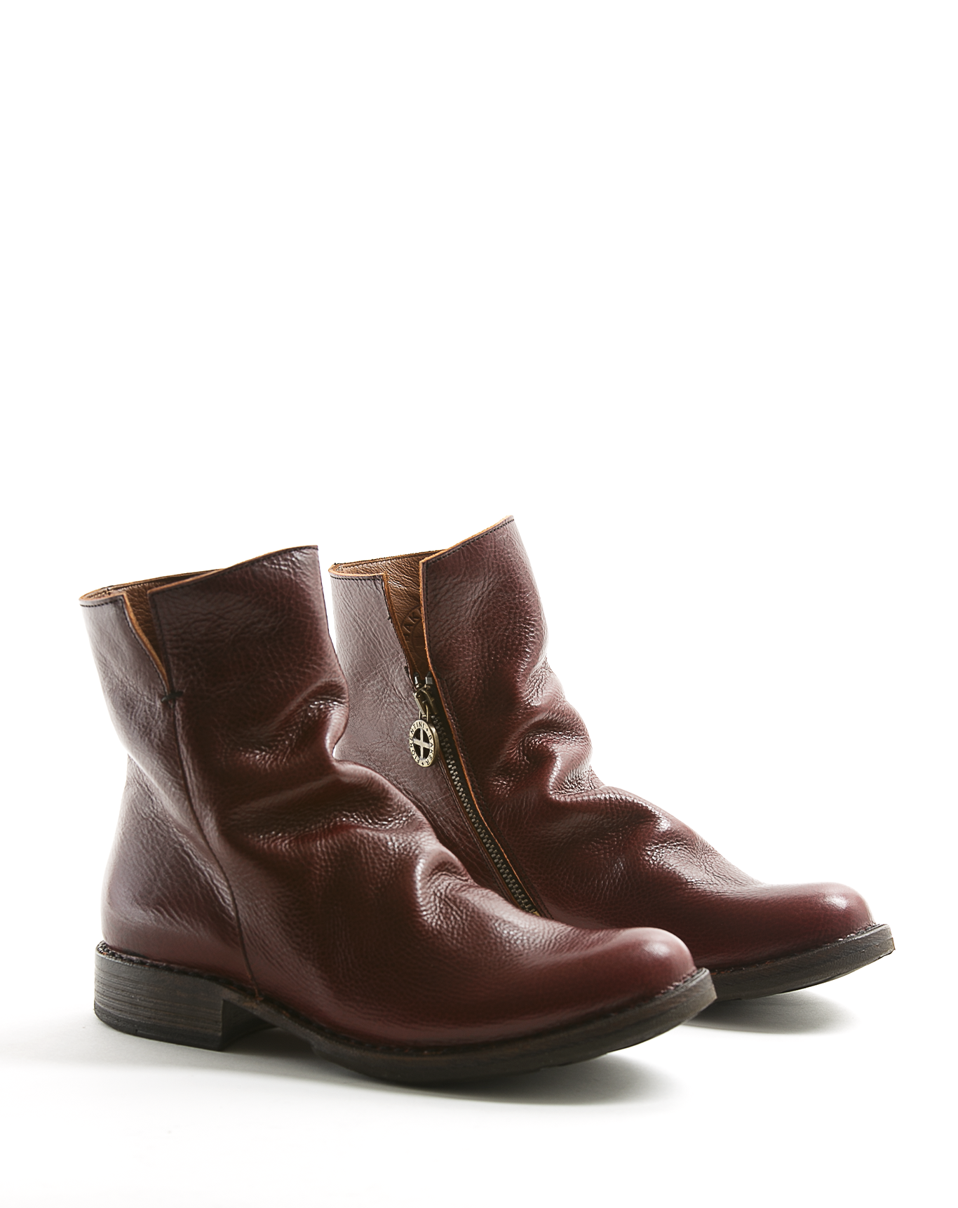 ELF Red Wine Leather Boots