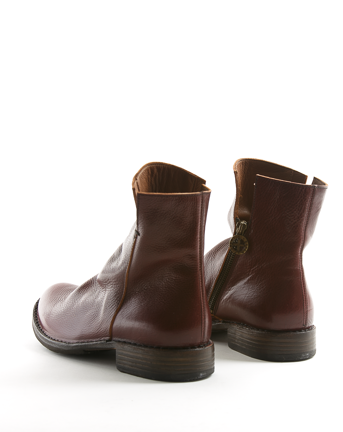 ELF Red Wine Leather Boots
