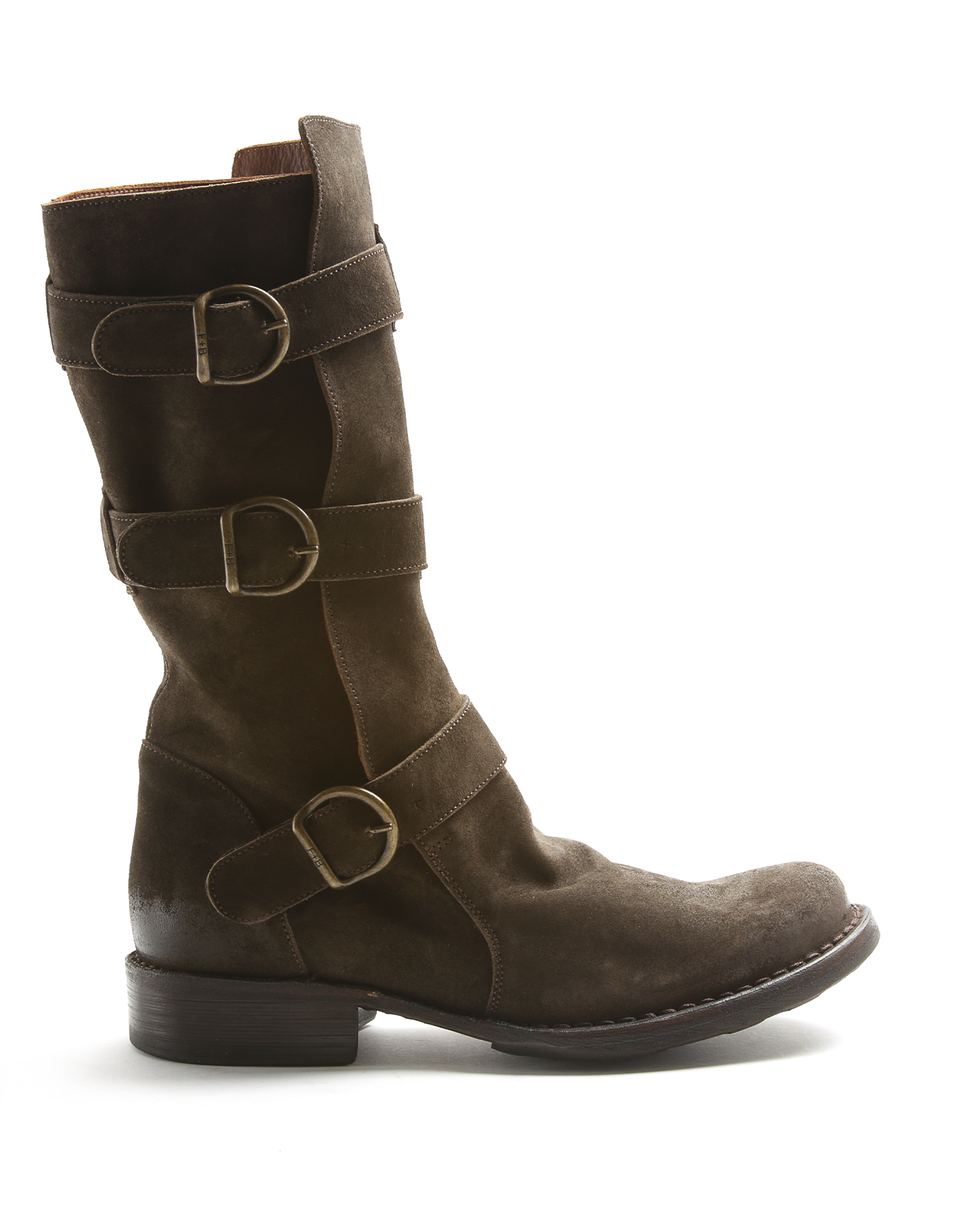 7040 Coffee Suede Boots