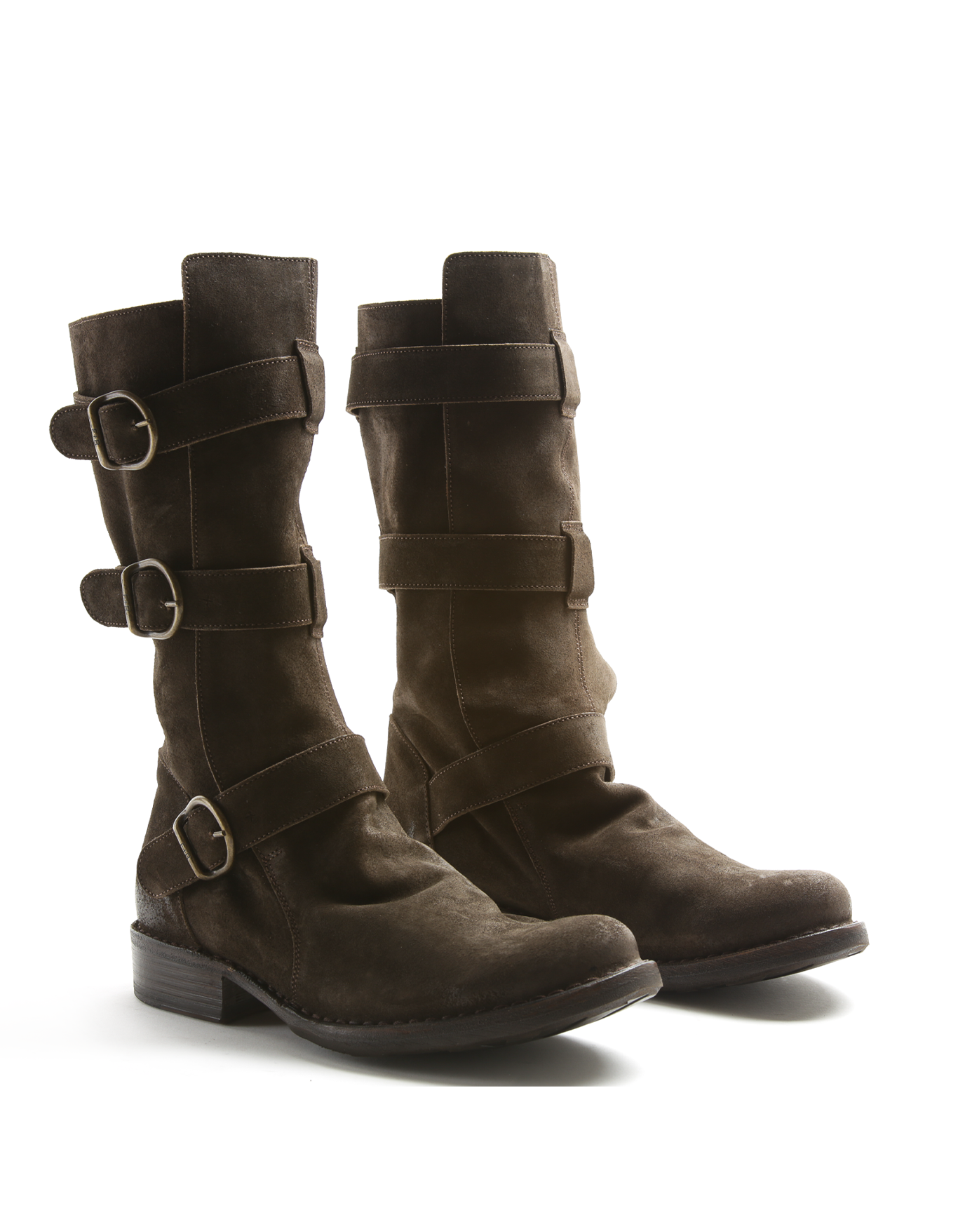 7040 Coffee Suede Boots