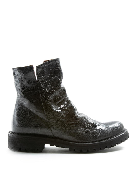 FIORENTINI + BAKER, ETERNITY MASSIVE M-ELF, Best-selling iconic boot in the FB collection since 2003. Leather ankle boots with slightly ruched vamp and a thick rubber sole. Handcrafted with natural leather by skilled artisans. Made in Italy. Made to last.