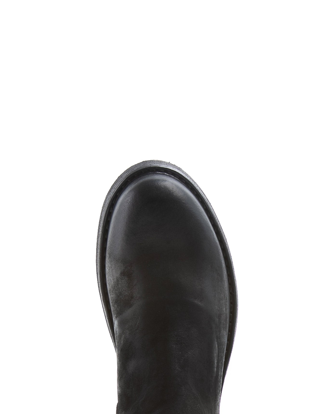 Fiorentini + baker, ETERNITY EBE, Effortlessly stylish black leather boots with stretch leather panel and inside zip-Made in Italy-toe