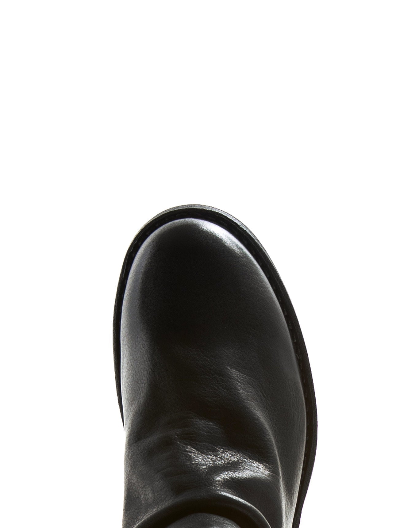 Fiorentini + Baker, ETERNITY ELINA, Black leather ankle boots with rear zip-Made in Italy-toe