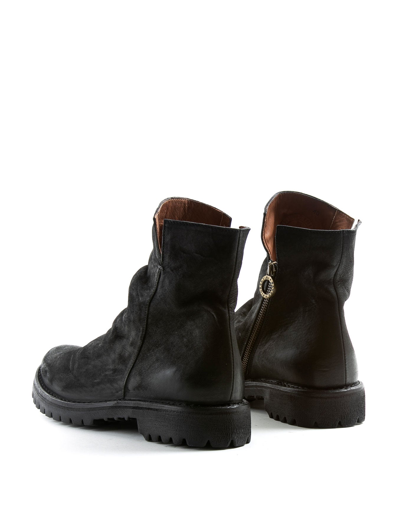 FIORENTINI + BAKER, ETERNITY MASSIVE M-ELF, Best-selling iconic boot in the FB collection since 2003. Leather ankle boots with slightly ruched vamp and a thick rubber sole. Handcrafted with natural leather by skilled artisans. Made in Italy. Made to last.