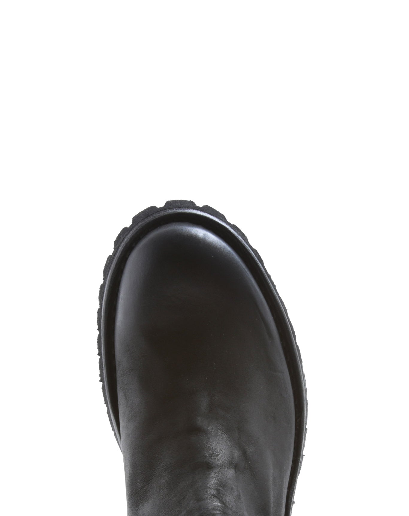 Fiorentini + Baker, ETERNITY MASSIVE M-ETEX, Black leather Chelsea boots with thicker rubber sole-Made in Italy-toe