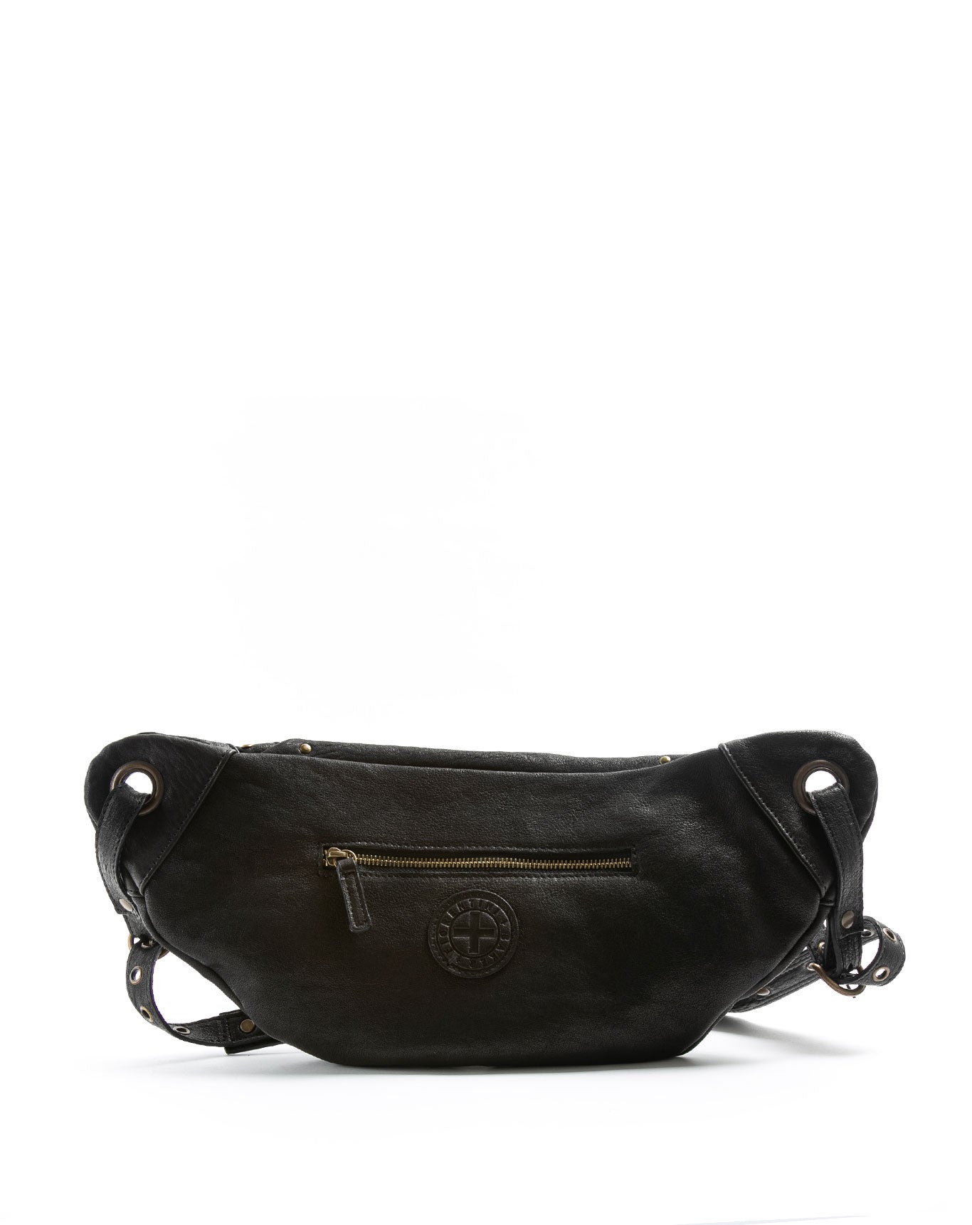 Fiorentini+Baker, FUTURA, Versatile multi pockets crossbody bag with studded detail.