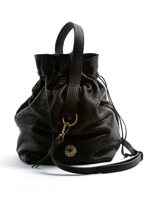 FIORENTINI+BAKER, MAMAN, Bucket bag with adjustable and removable crossbody strap. Made in Italy. Made to last.