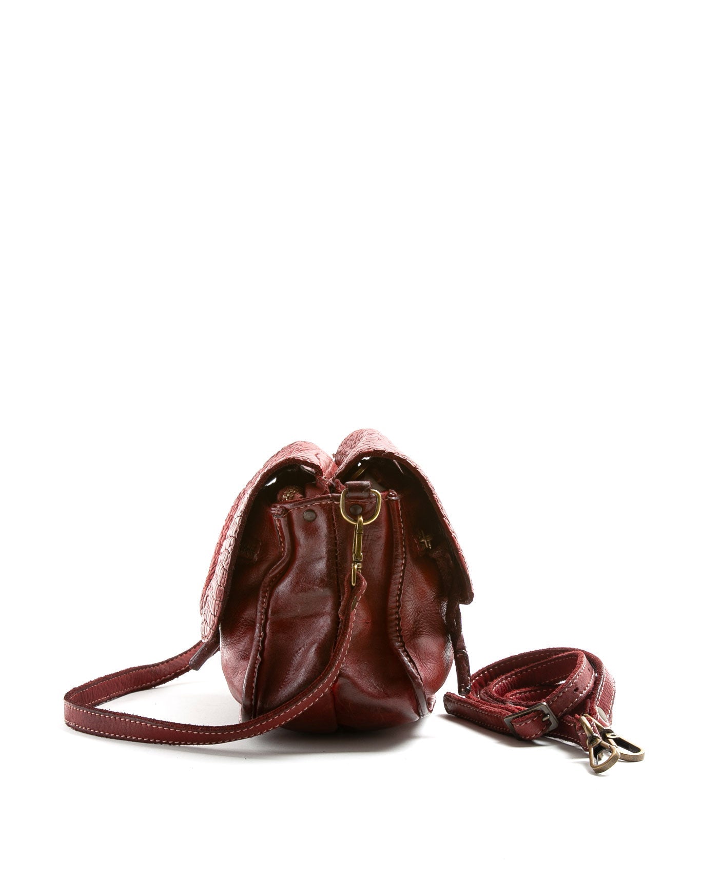 FIORENTINI+BAKER, EMILY, Two sections cross body bag and shoulder bag with adjustable and removable double strap. Made in Italy. Made to last.