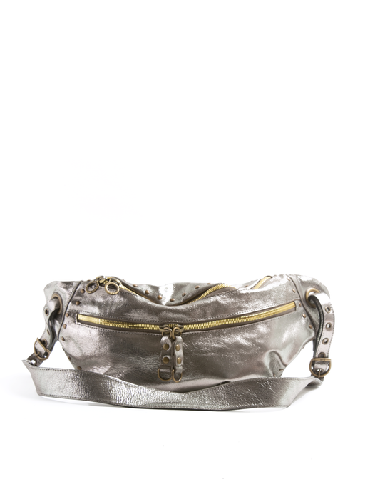 FRA Silver Leather Bag