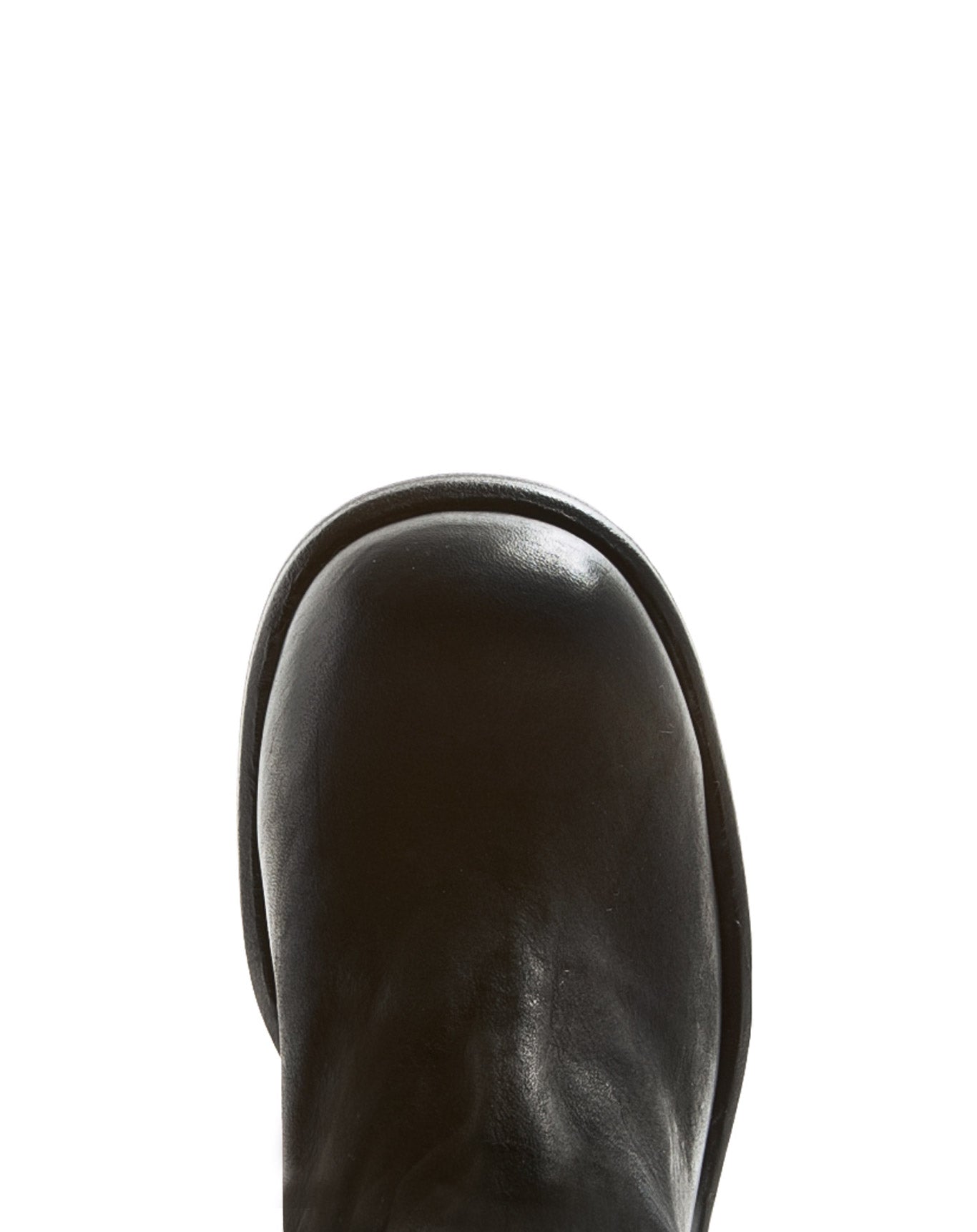 Fiorentini + Baker, MIX MOLLY, Black leather mid-calf boots with squared toe and 5cm heel-Made in Italy-toe