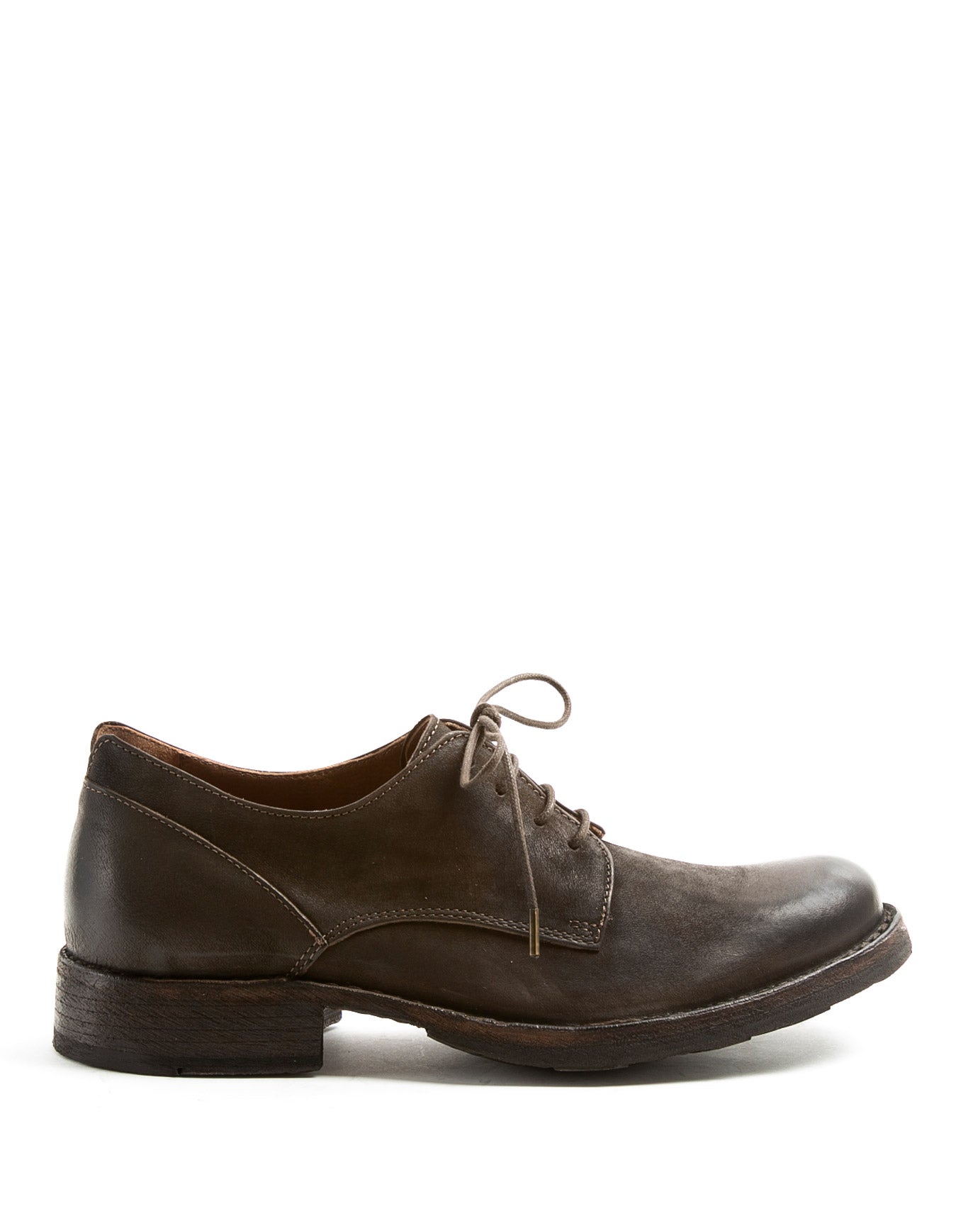 Fiorentini + Baker, ETERNITY 706, Coffee brown leather derby shoe-Made in Italy-side