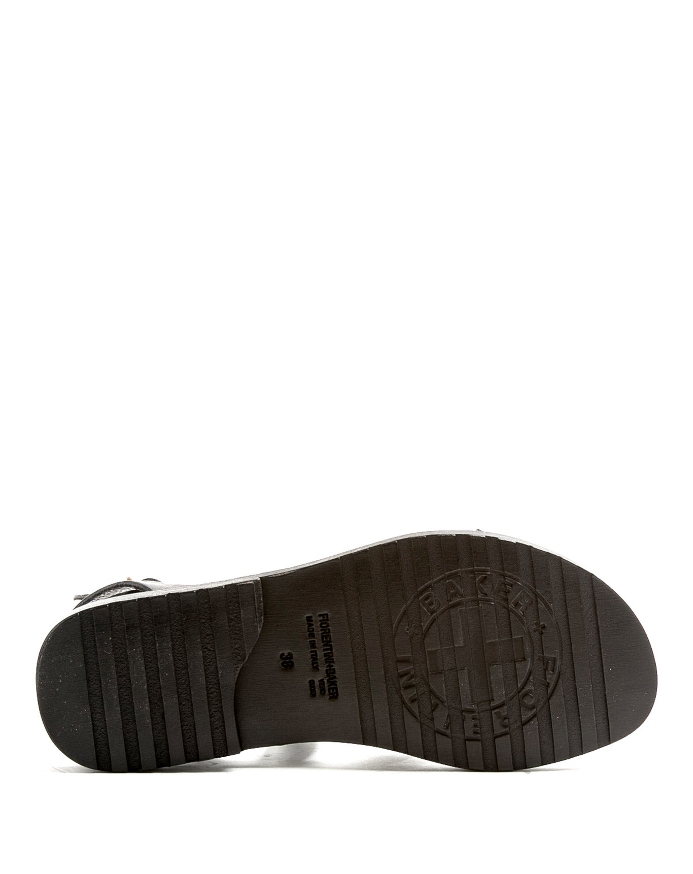 ZIVA Black Leather Sandals