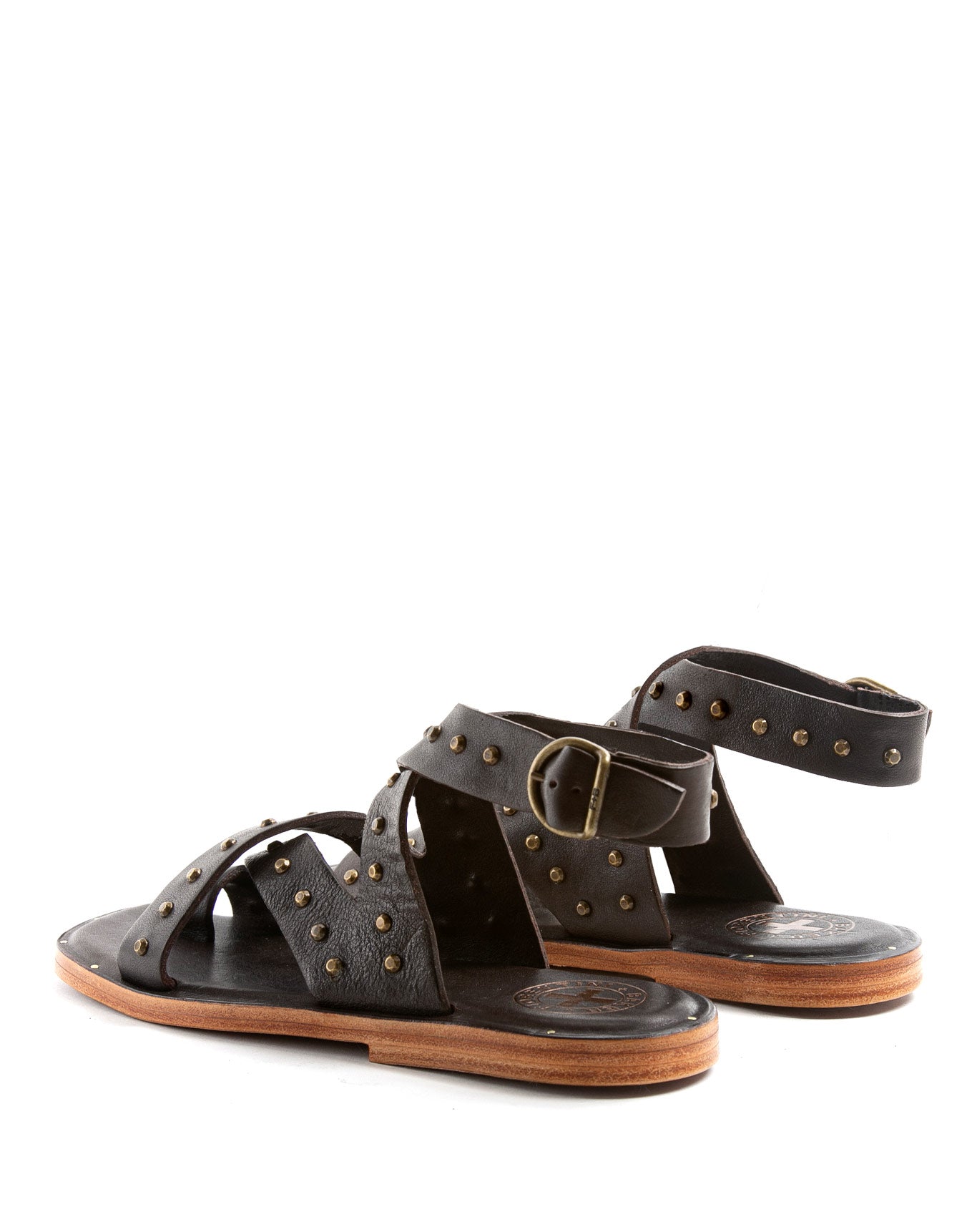 ZIS Brown Leather Sandals