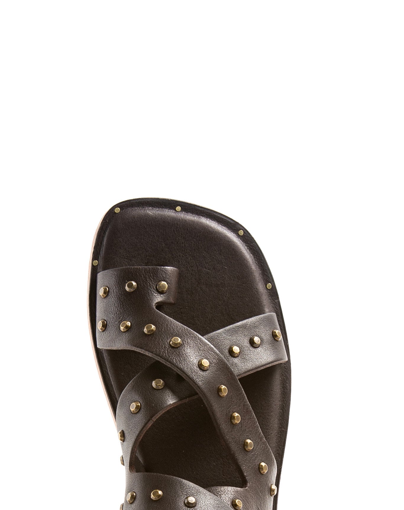 ZIS Brown Leather Sandals