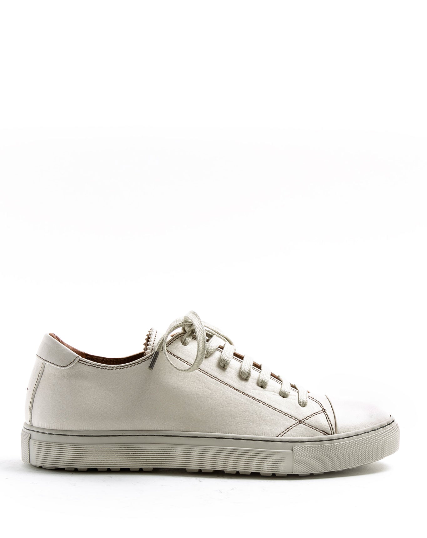 Fiorentini + Baker, BOLT BEXY, White leather lace-up sneakers-Made in Italy-side