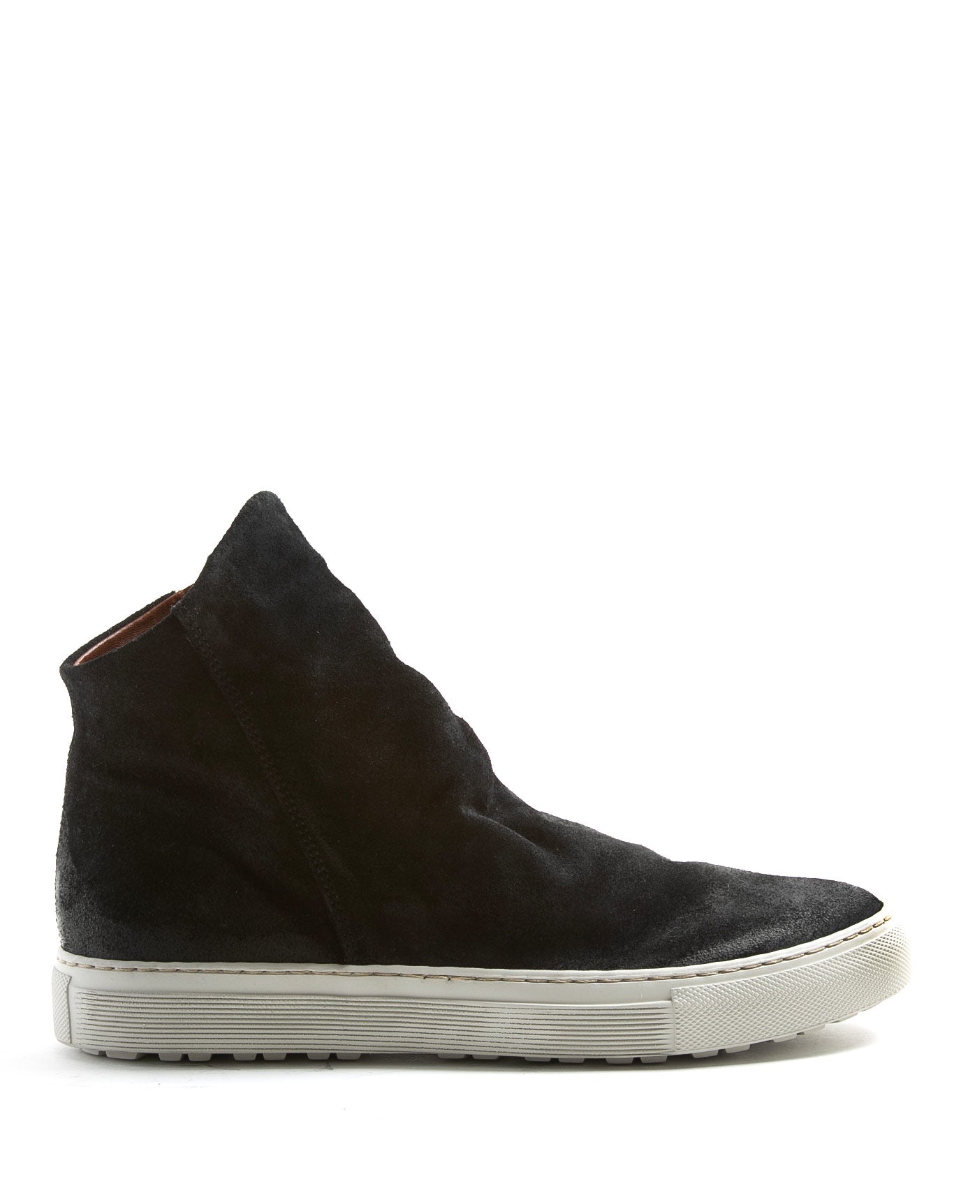 Fiorentini + Baker, BOLT BIEL, Women black suede sneaker boots with inside zip-Made in Italy-side