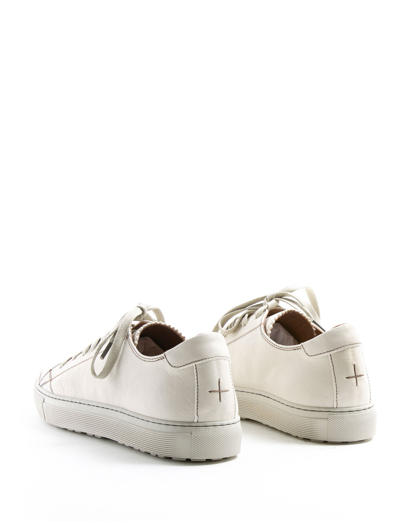 Fiorentini + Baker, BOLT BEXY, White leather lace-up sneakers-Made in Italy-back