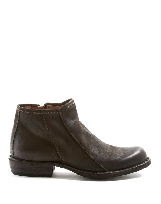 Fiorentini + Baker, CARNABY CARP, Brown leather women ankle boots with inside zip and slightly pointed toe-Made in Italy-side