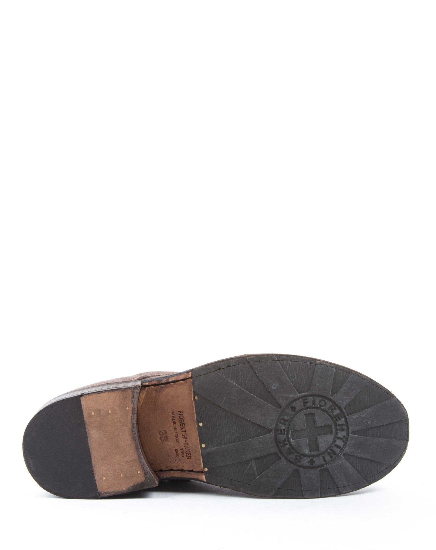 Fiorentini + Baker, ETERNITY 745, Brown suede lace-up ankle boot-Made in Italy-sole