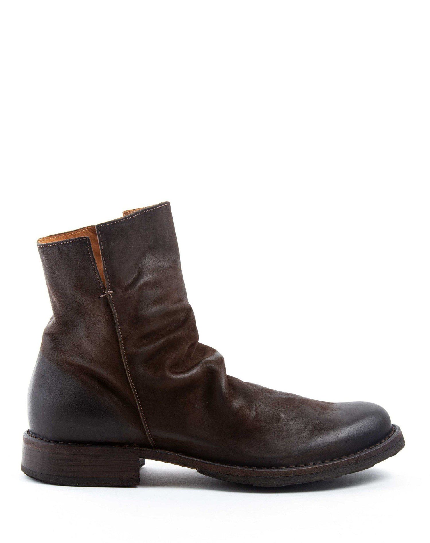FIORENTINI + BAKER, ETERNITY ELF, Best-selling iconic boot in the FB collection since 2003. Leather ankle boots with slightly ruched vamp and inside zip. Handcrafted with natural leather by skilled artisans. Made in Italy. Made to last.
