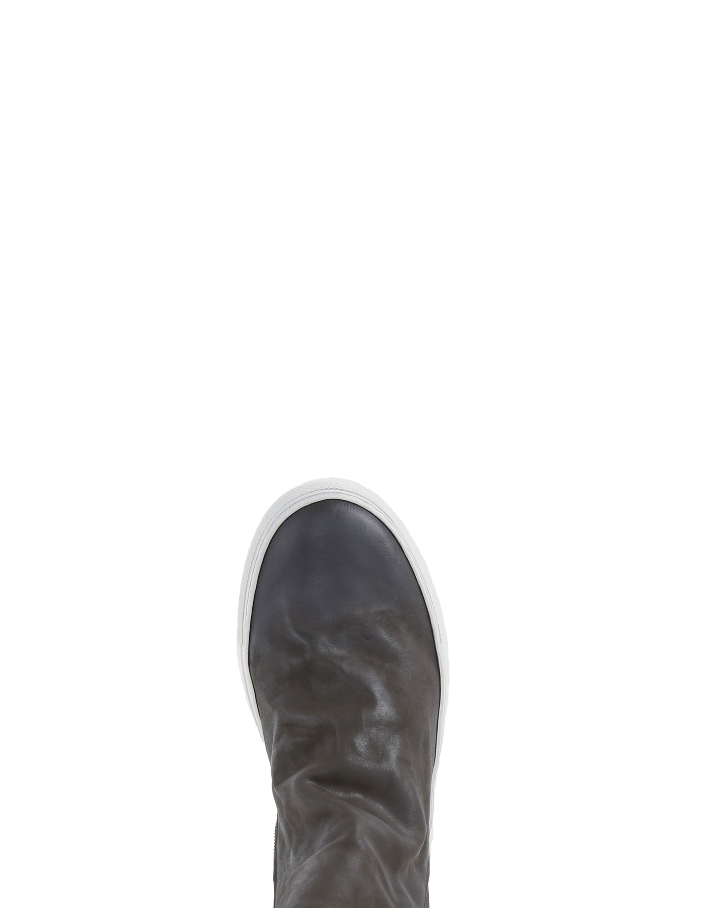 Fiorentini + Baker, BOLT BIEL, Grey leather sneaker boots with inside zip-Made in Italy-toe