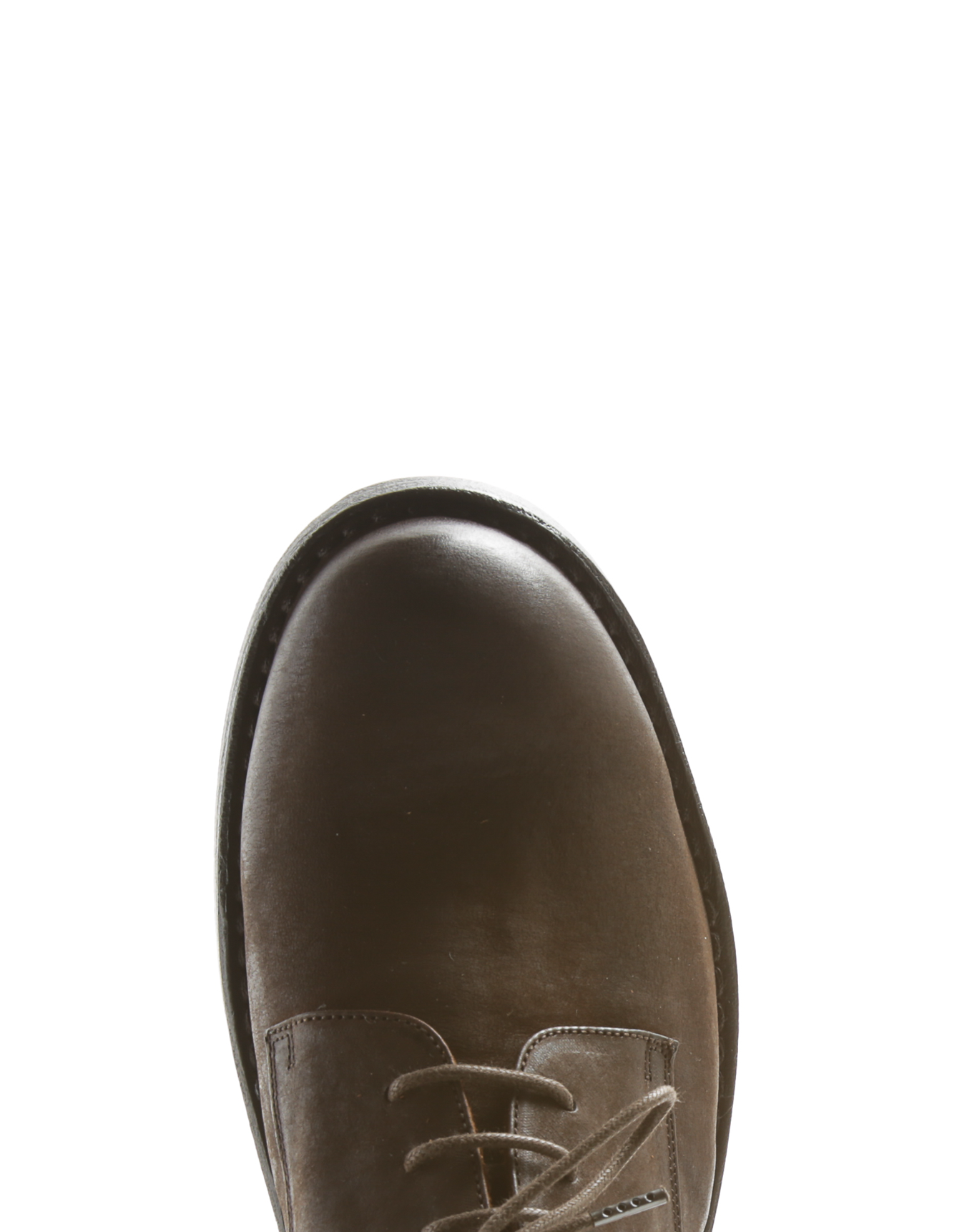 F-706 Coffee Leather Derby Shoes