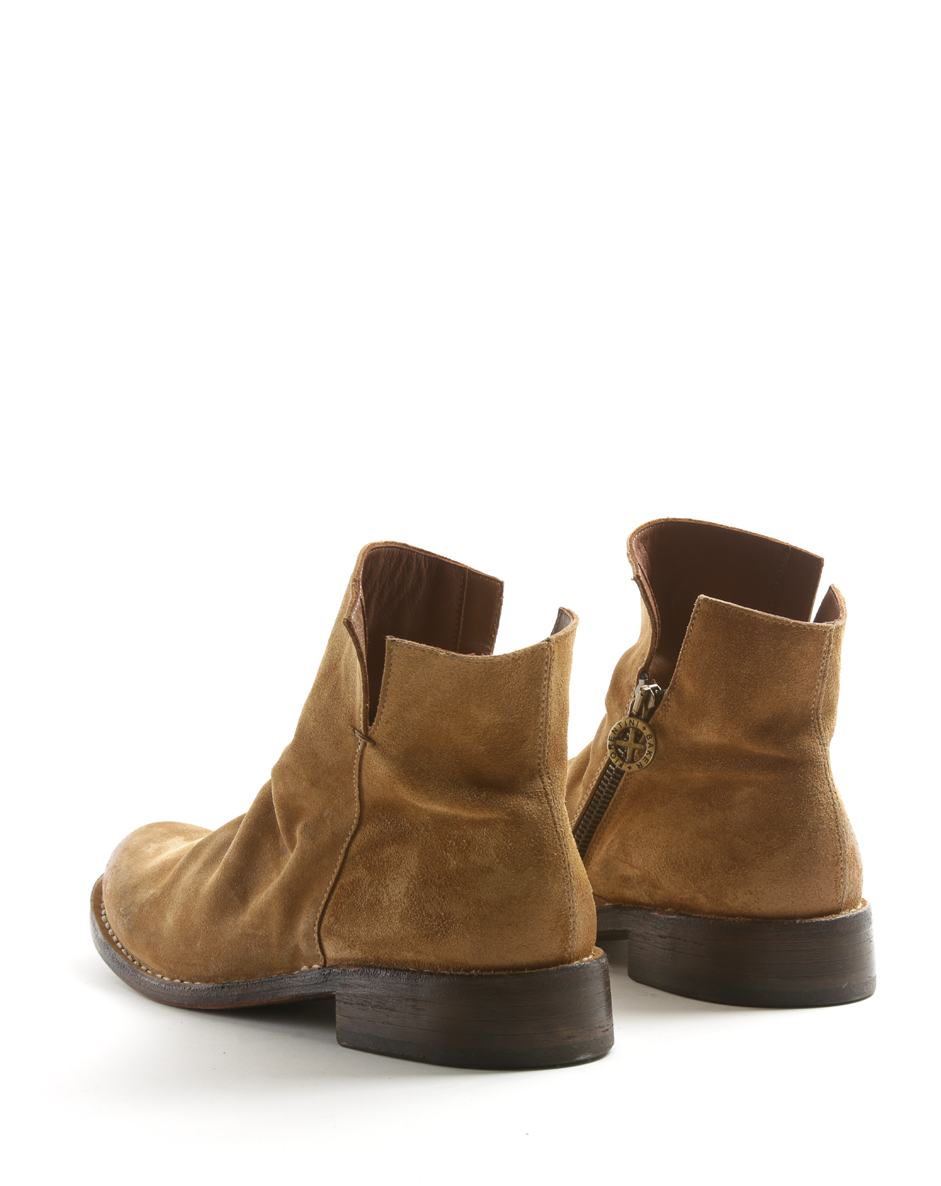 FAS Cognac Suede Boots