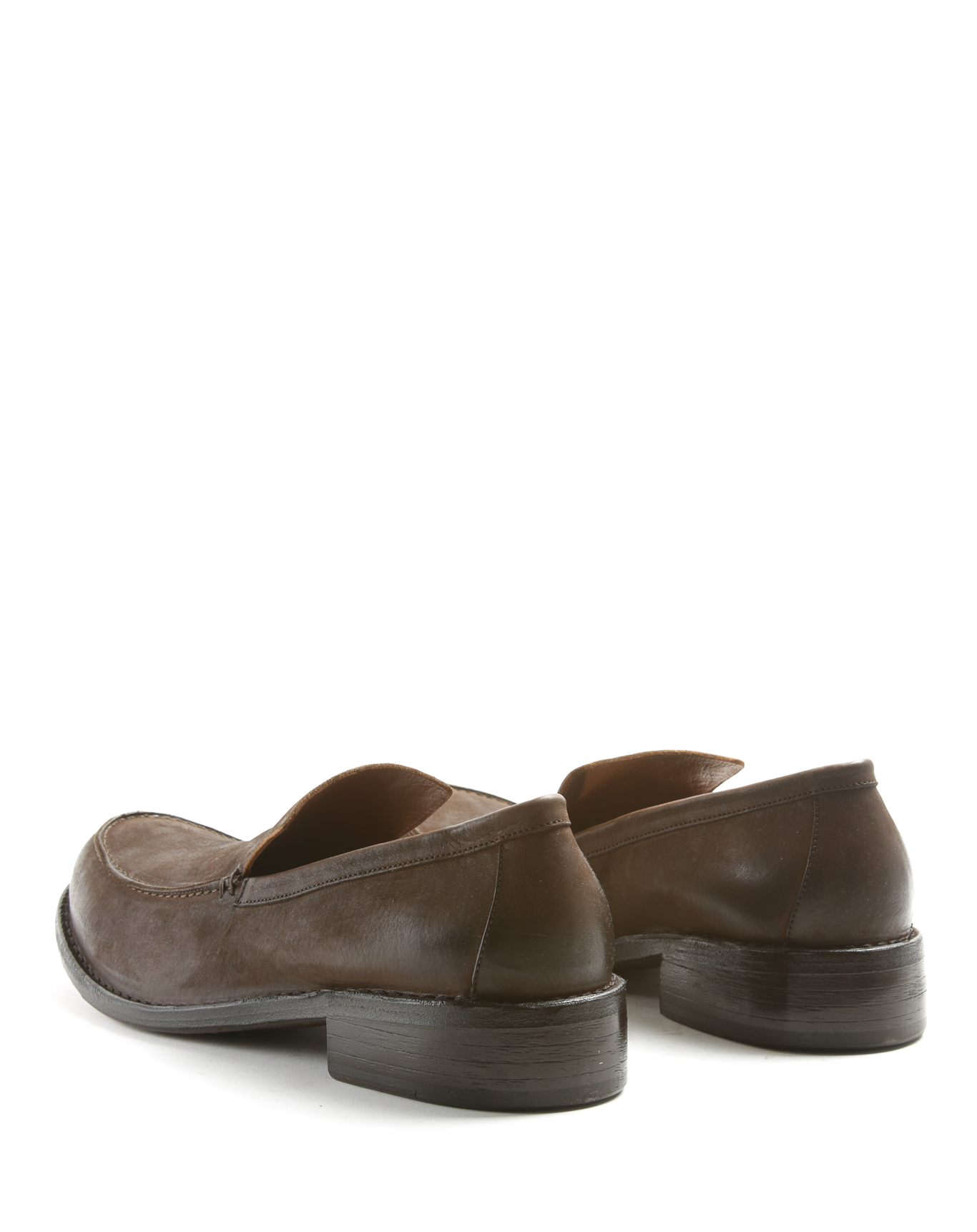 FELLA Coffee Leather Loafers
