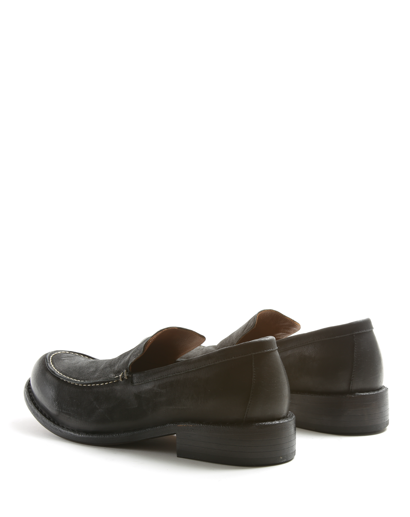 FELLA Black Leather Loafers