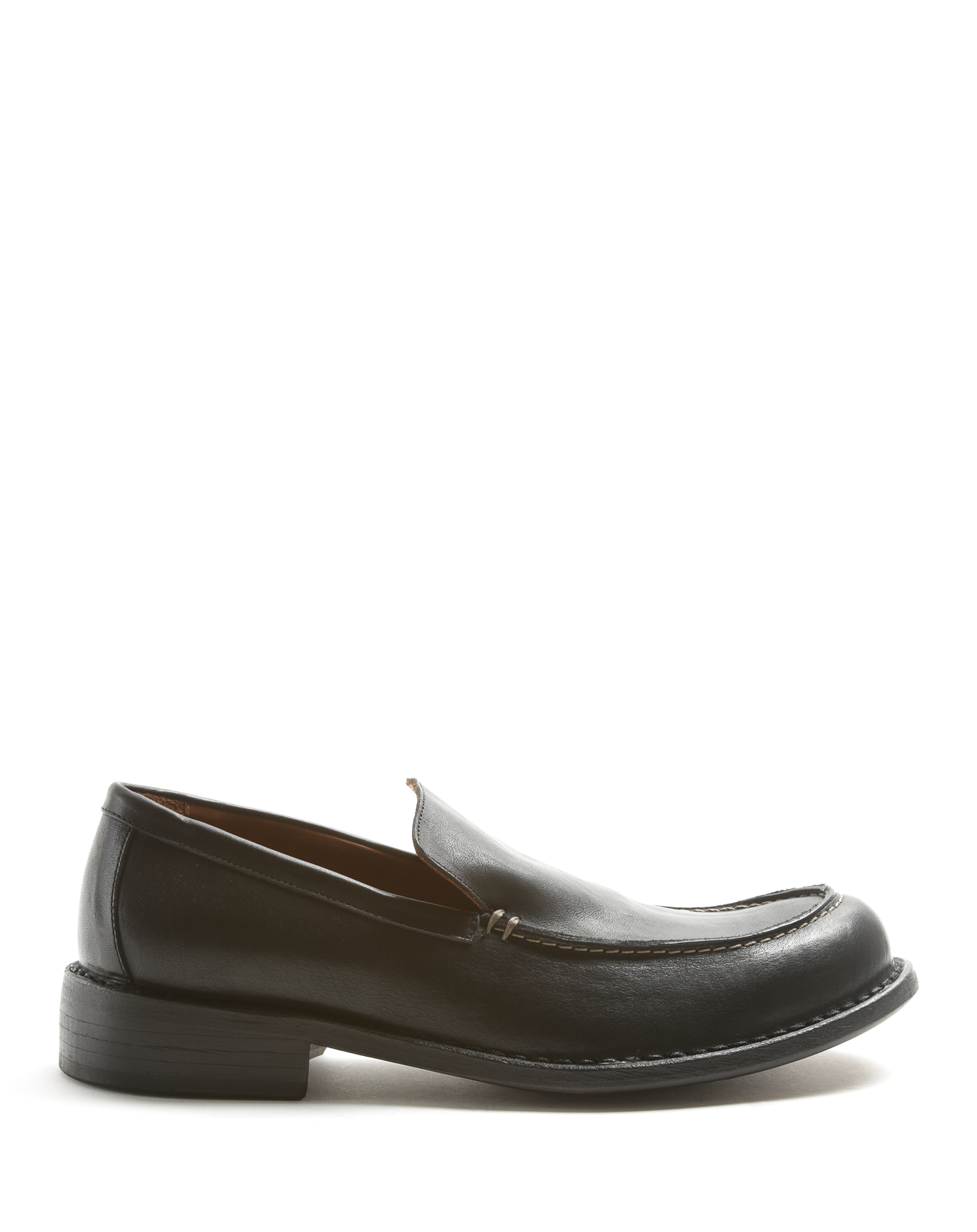 FELLA Black Leather Loafers