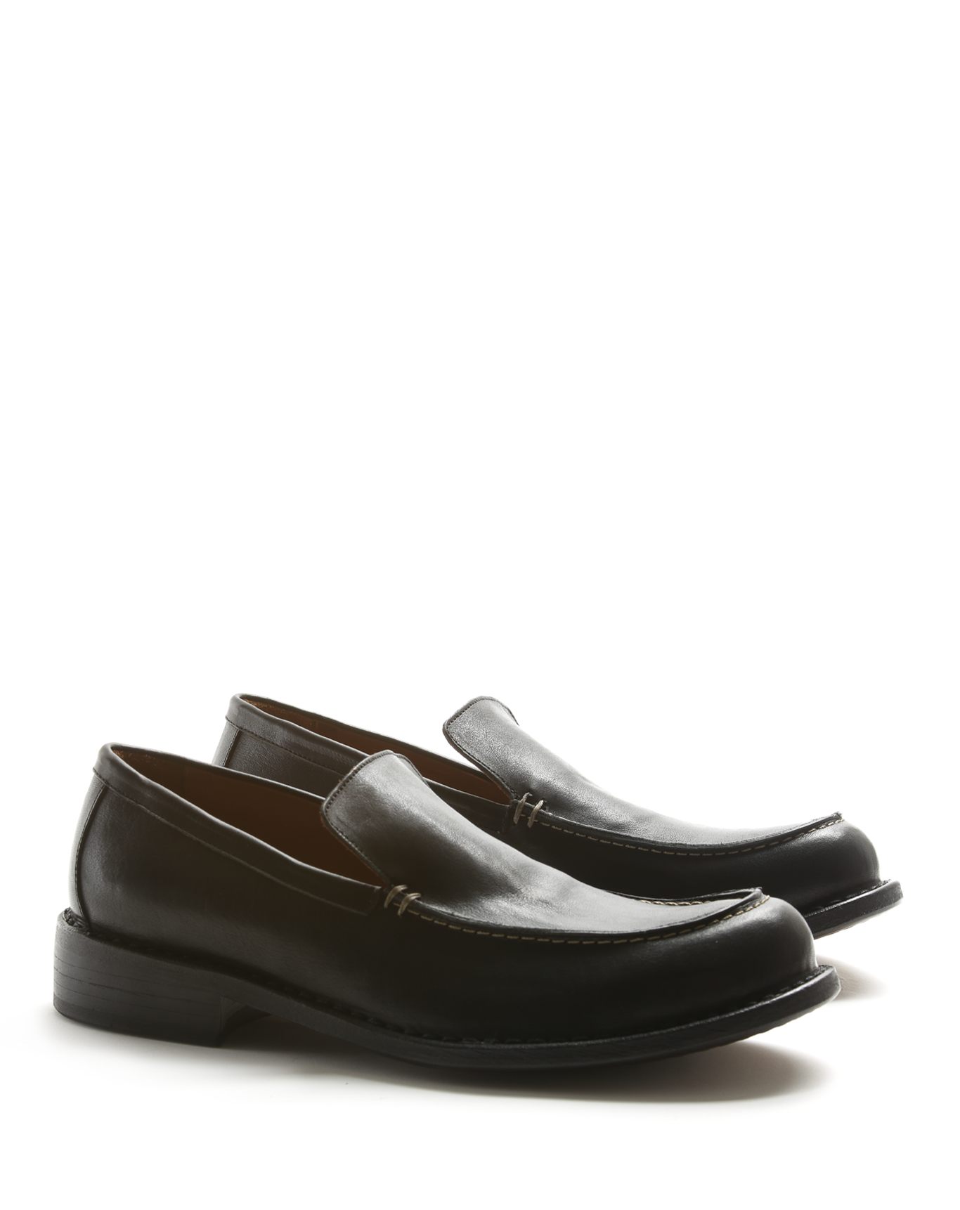 FELLA Black Leather Loafers
