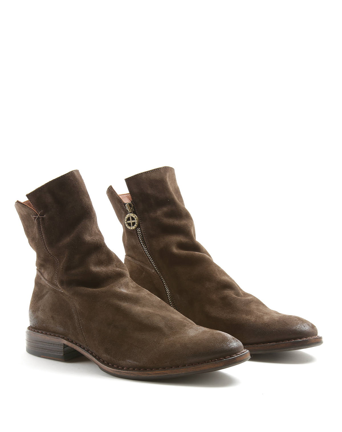 GROSS Brown Suede Leather Shoes