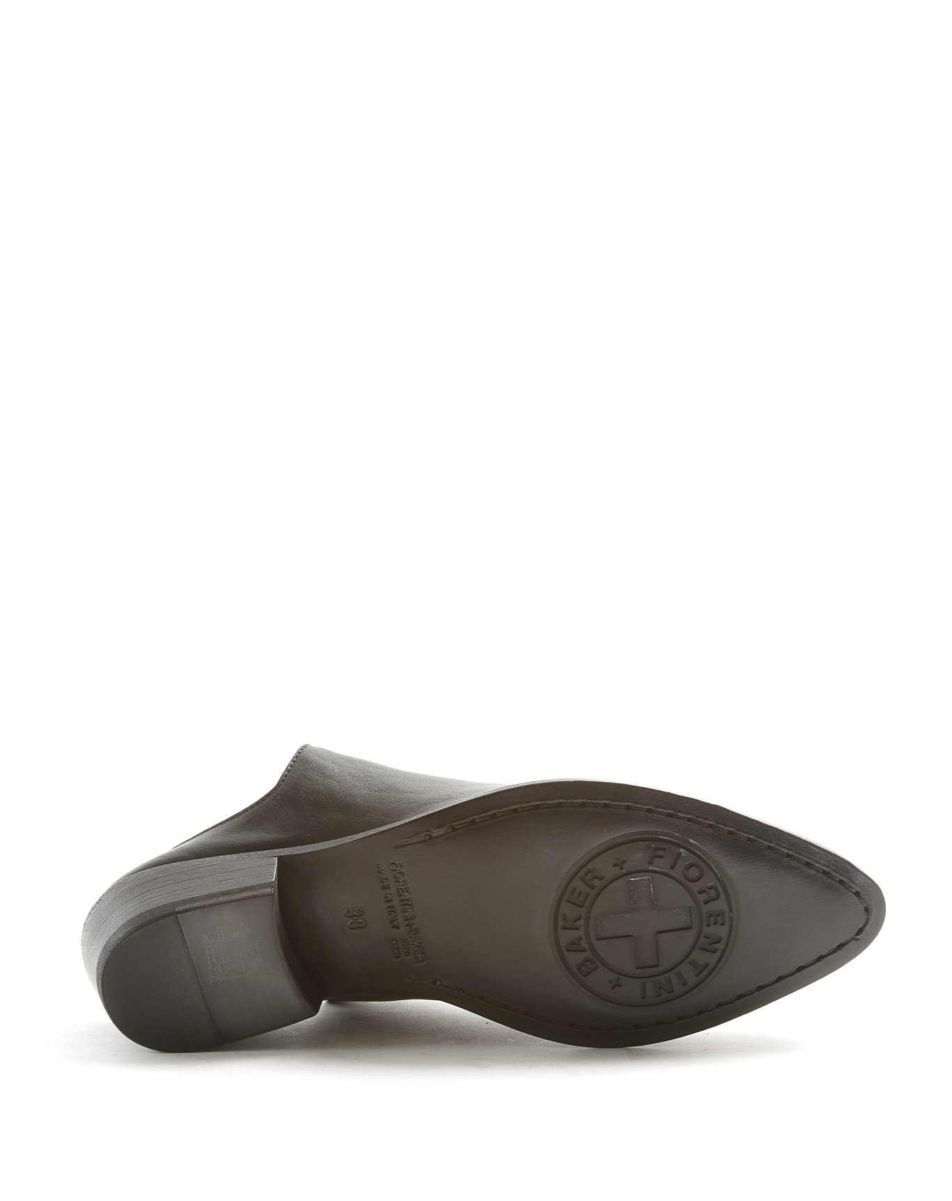 HERO Black Leather Sabot