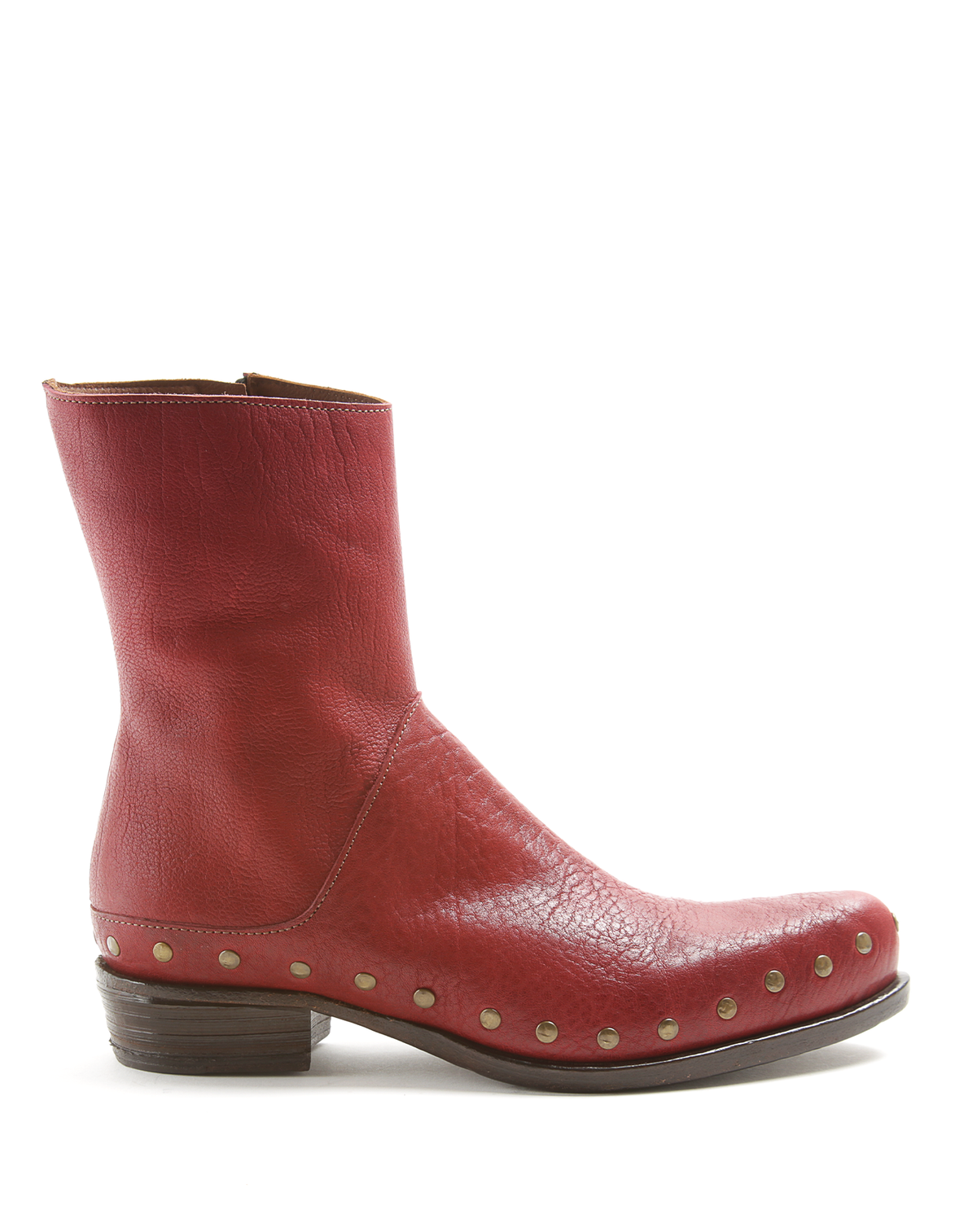 HAYZA HICO Oxblood Leather Boots