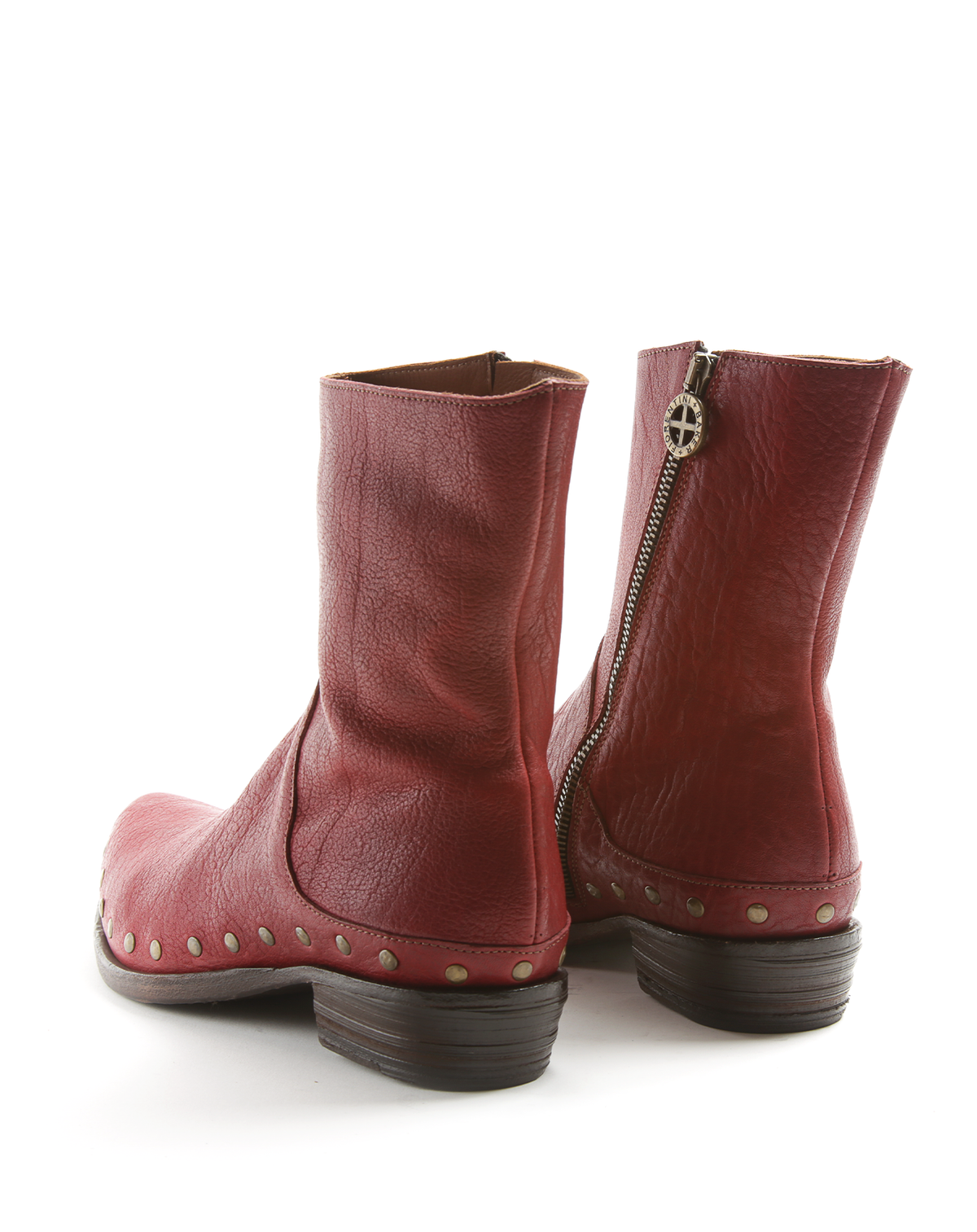 HAYZA HICO Oxblood Leather Boots