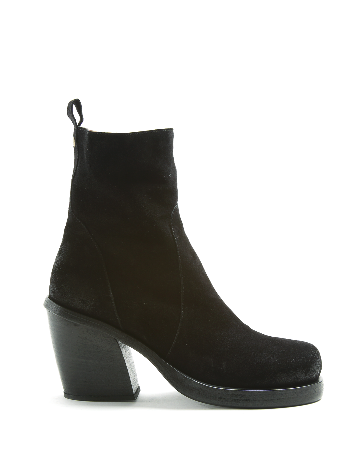 JERRI Black Suede Boots
