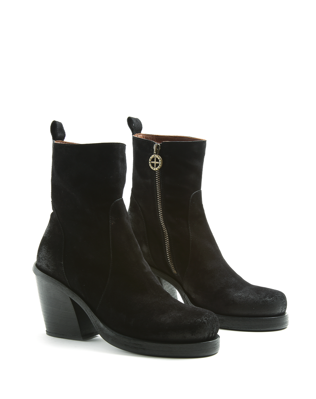 JERRI Black Suede Boots